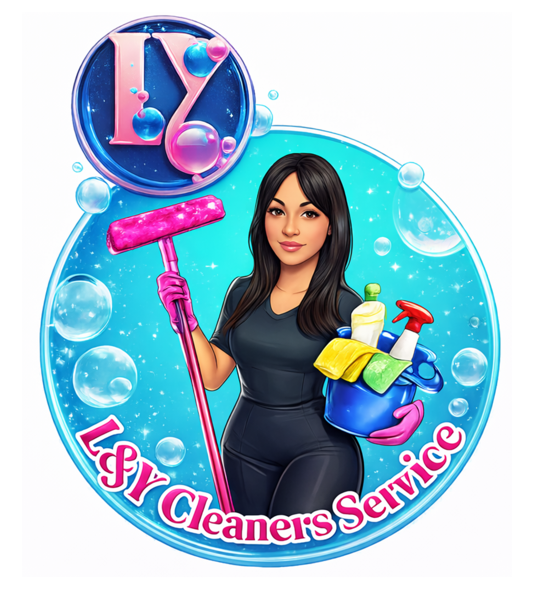LY Cleaners Service Logo